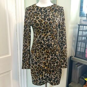 Leopard print dress